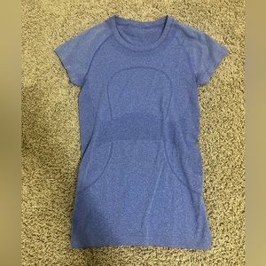 lululemon swiftly tech blue ish purple shirt